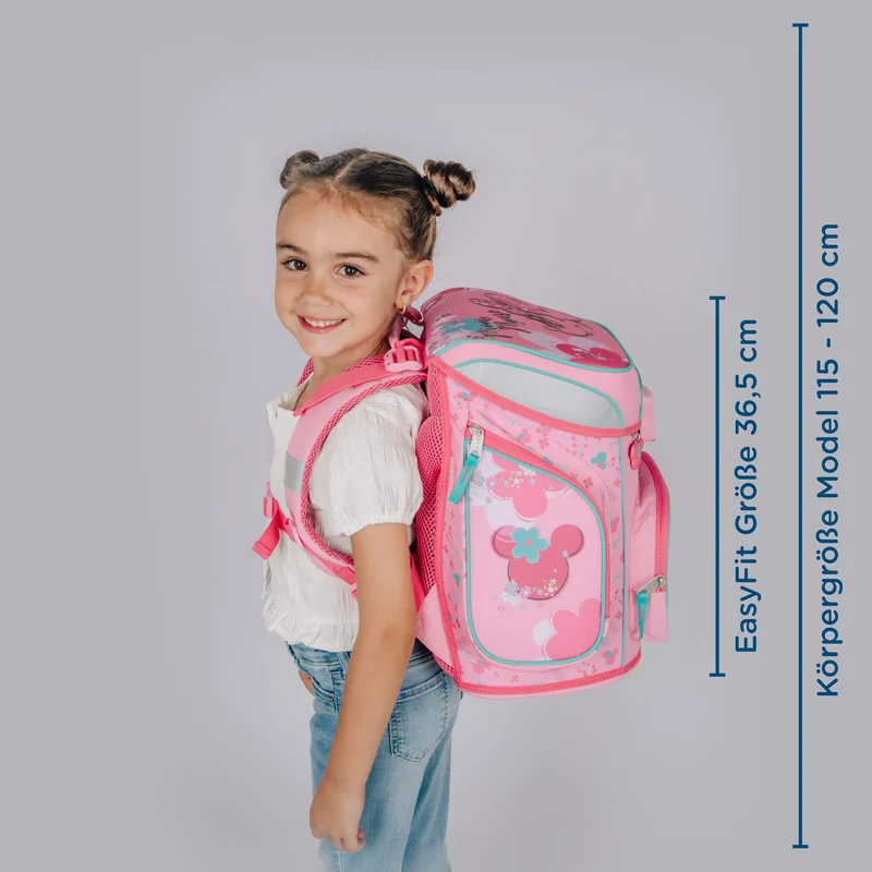 Scooli EasyFit - Set de mochila escolar 5 piezas (Minnie Mouse)