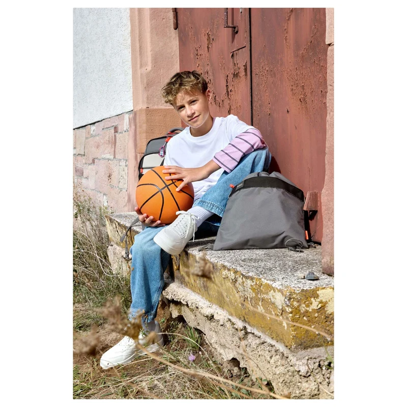 Lässig Bold - Mochila de cuerdas 42 cm (Anthracite)