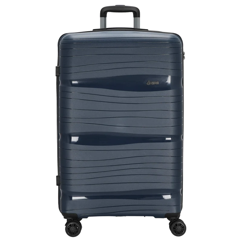 D&N Travel Line 4300 - Trolley de 4 ruedas L 76 cm (dunkelblau)
