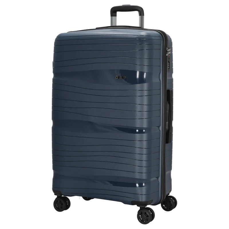 D&N Travel Line 4300 - Trolley de 4 ruedas L 76 cm (dunkelblau)