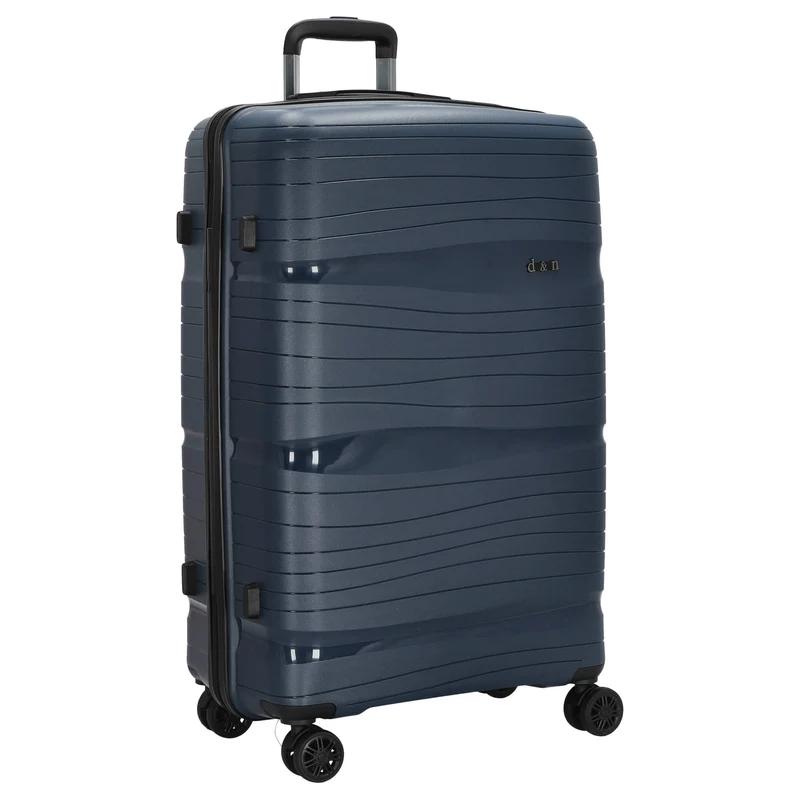 D&N Travel Line 4300 - Trolley de 4 ruedas L 76 cm (dunkelblau)