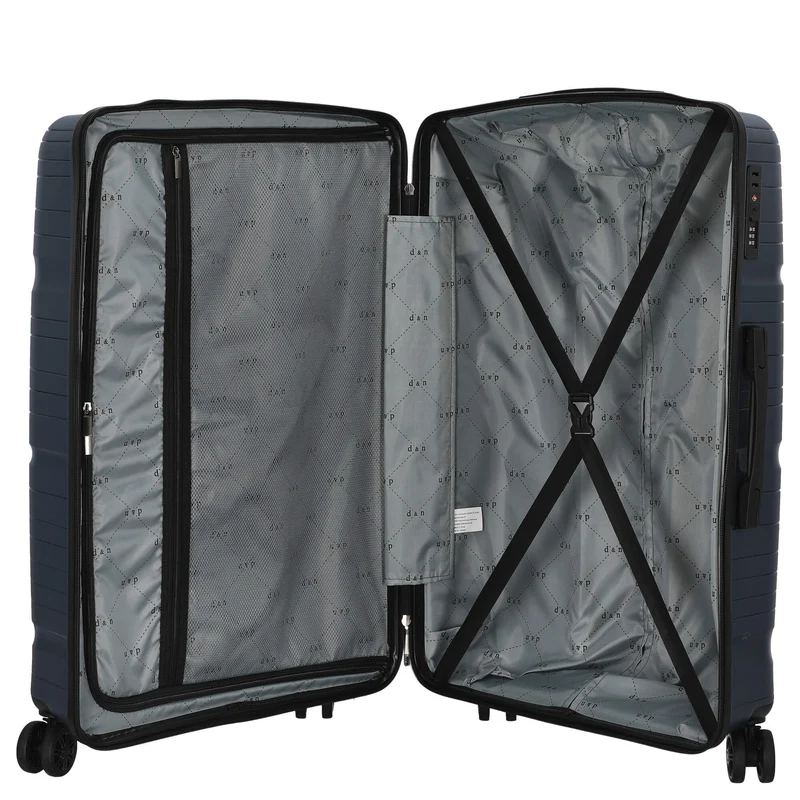 D&N Travel Line 4300 - Trolley de 4 ruedas L 76 cm (dunkelblau)