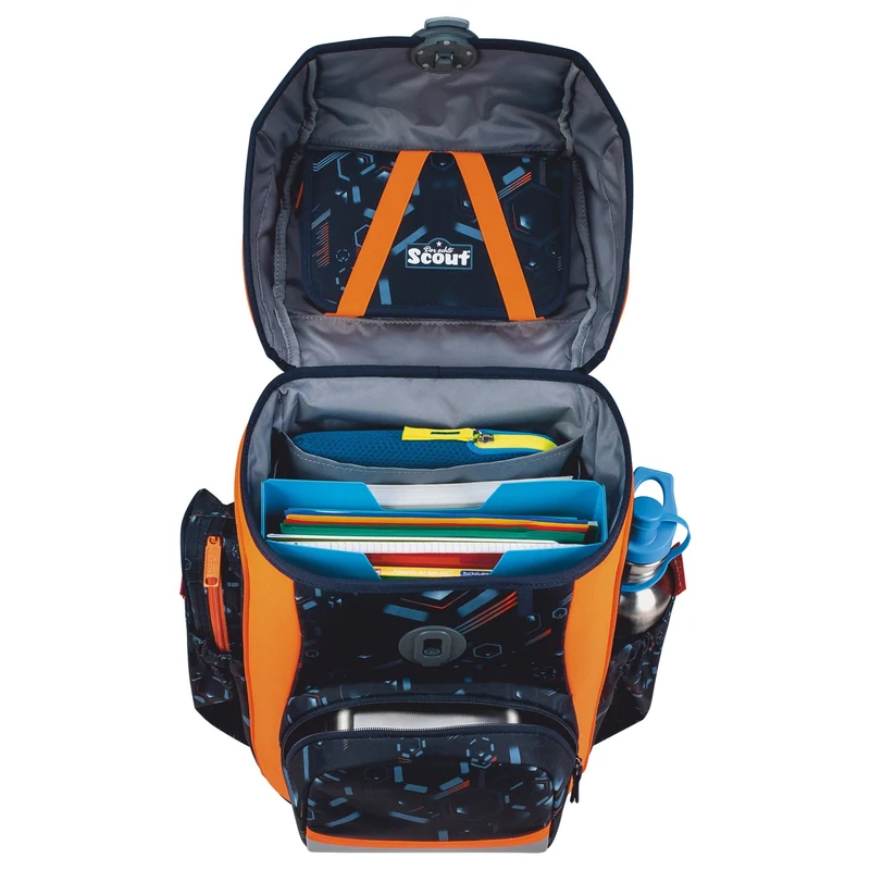 Scout Neo DIN - Set de mochila escolar 4 piezas (Space Data)