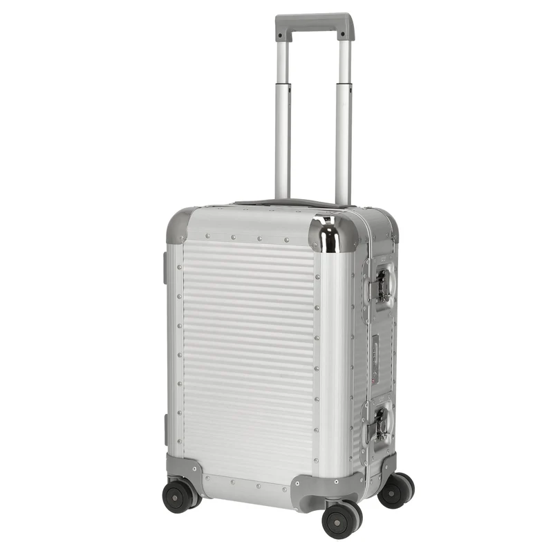 FPM Milano Bank S aluminum Spinner 53 - Trolley de cabina con 4 ruedas 53 cm (moonlight silver)