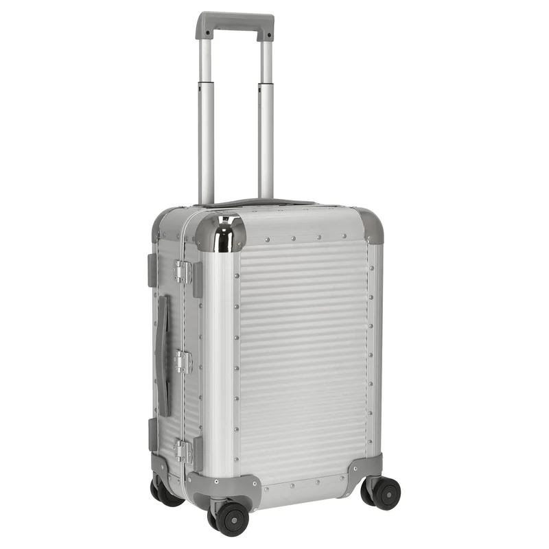 FPM Milano Bank S aluminum Spinner 53 - Trolley de cabina con 4 ruedas 53 cm (moonlight silver)