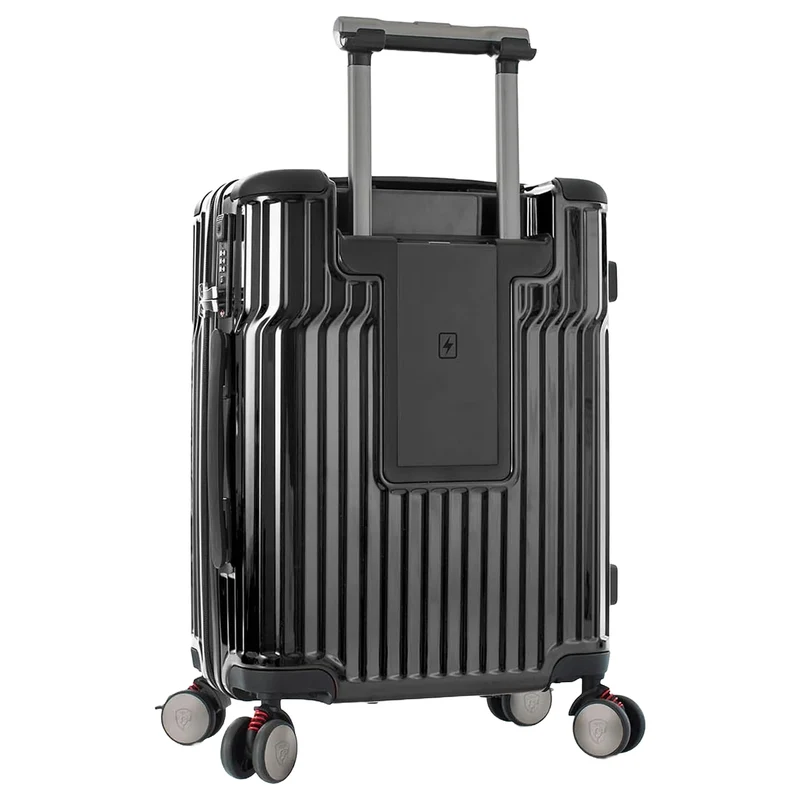 Heys Tekno - Trolley de cabina con 4 ruedas S 15.6" 53 cm USB (black)