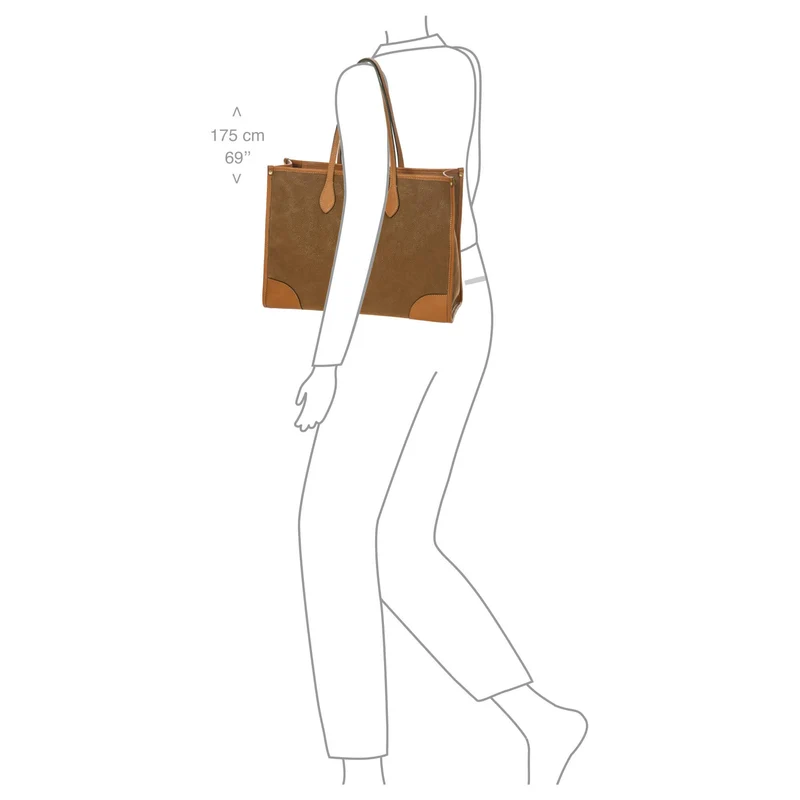 Brics Life - Bolso shopper 14,1" 40.5 cm (camel)