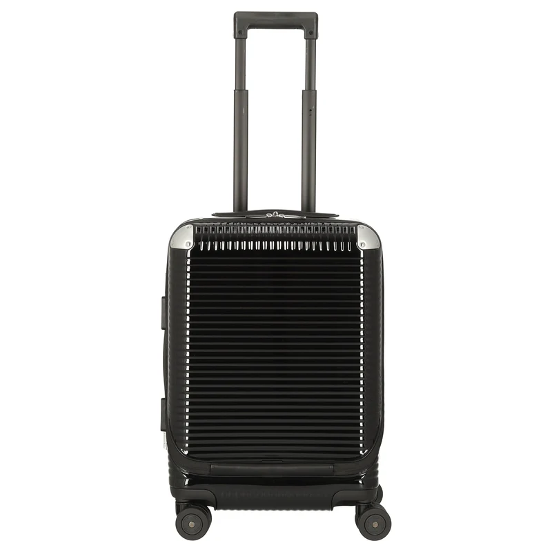 FPM Milano Bank Light Spinner 53 front pocket - Trolley de cabina con 4 ruedas 53 cm (licorice black)