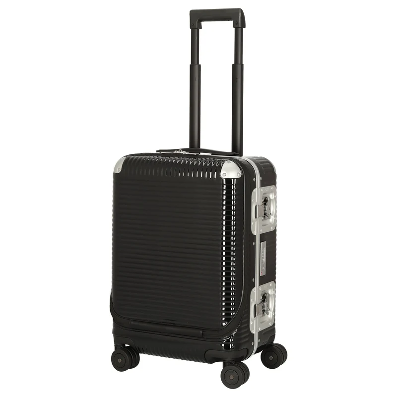 FPM Milano Bank Light Spinner 53 front pocket - Trolley de cabina con 4 ruedas 53 cm (licorice black)