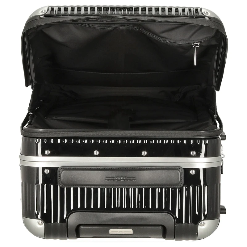 FPM Milano Bank Light Spinner 53 front pocket - Trolley de cabina con 4 ruedas 53 cm (licorice black)