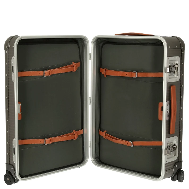 FPM Milano Bank aluminum Spinner 68 - Trolley de 4 ruedas 66 cm (steel grey)