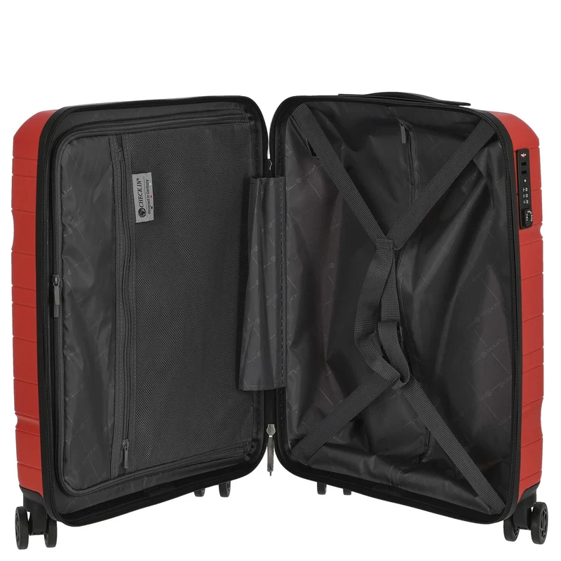 CHECK.IN Memphis - Trolley de cabina con 4 ruedas 55 cm (rot)
