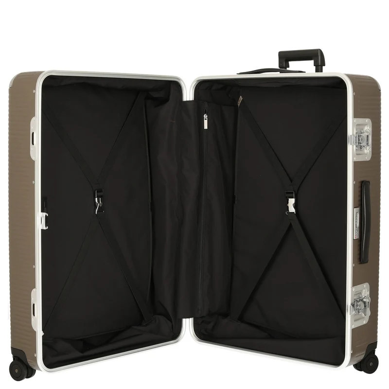FPM Milano Bank Light Trunk on Wheels L - Trolley de 4 ruedas 82 cm (matt almond)