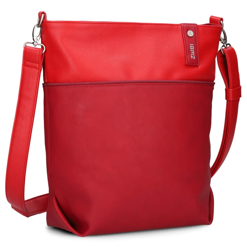 zwei Jana J12 - Bolso de hombro 33 cm (cherry)
