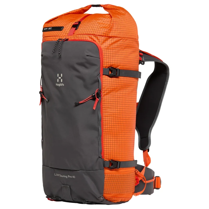Haglöfs L.I.M Touring Pro 40 - Mochila de esquí 61 cm (magnetite/blaze orange)