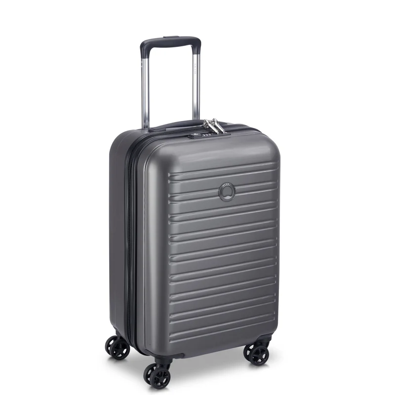 Delsey Paris Segur 2.0 - Maleta de cabina 4 ruedas S 55 cm (gris)