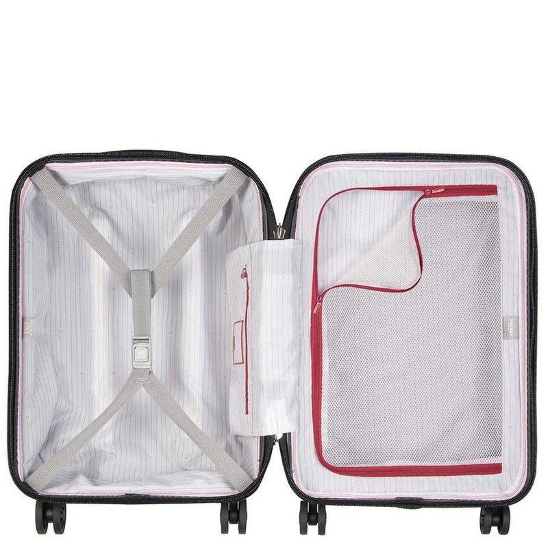 Delsey Paris Segur 2.0 - Maleta de cabina 4 ruedas S 55 cm (gris)