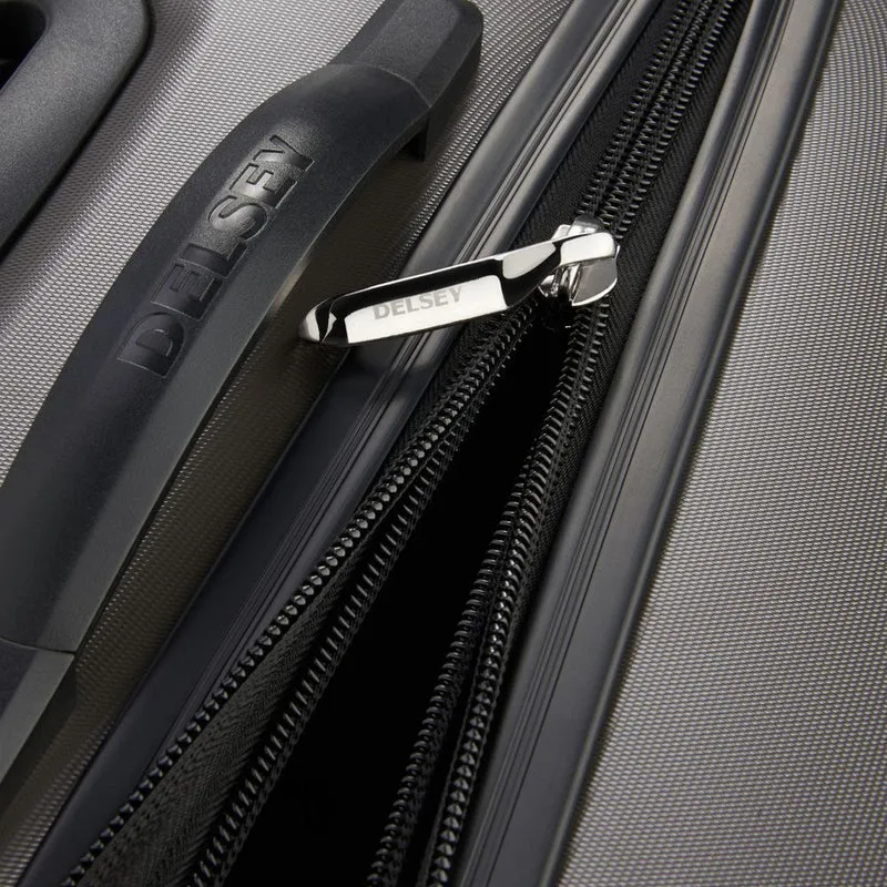 Delsey Paris Segur 2.0 - Maleta de cabina 4 ruedas S 55 cm (gris)