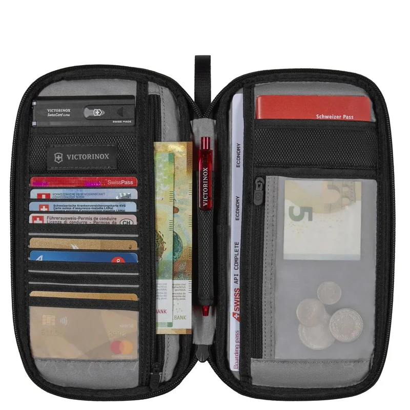 Victorinox Accesorios de Viaje 5.0 Travel - Cartera de viaje 26 cm RFID (rojo)