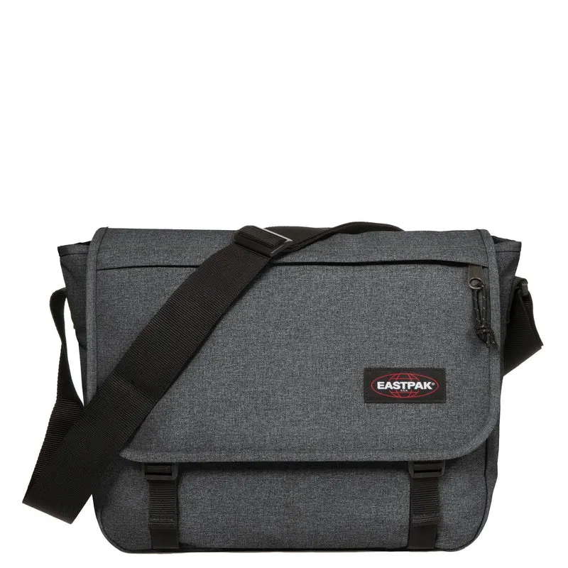 Eastpak Delegate + - Bolso bandolera 17" 38.5 cm (black denim)