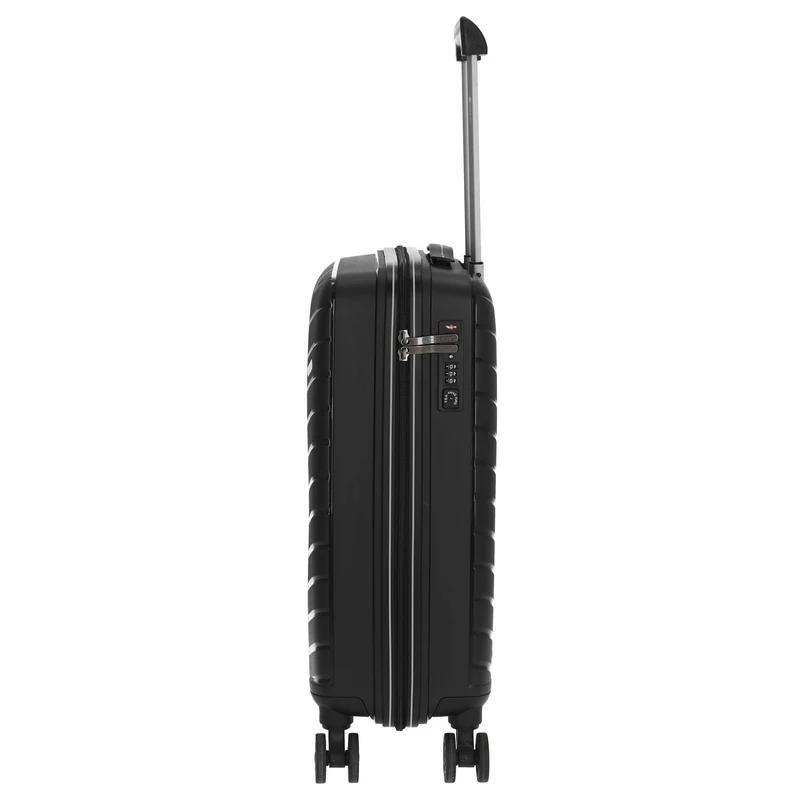 CHECK.IN Orlando - Maleta de cabina de 4 ruedas 55 cm (color: negro)