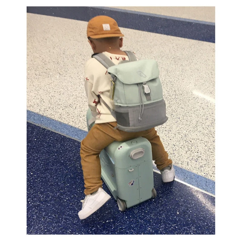 Stokke® JetKids™ Reiseset BedBox 46 cm Set 2 tlg. - Trolley de cabina con 4 ruedas (green / green)
