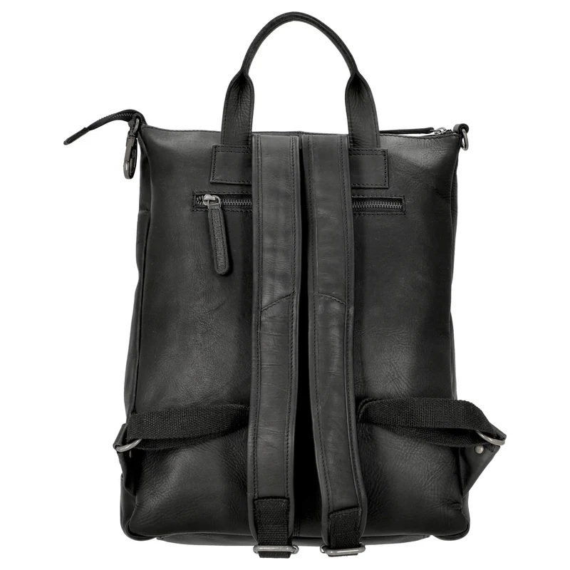 The Chesterfield Brand Manchester - Mochila Leder 40 cm (black)