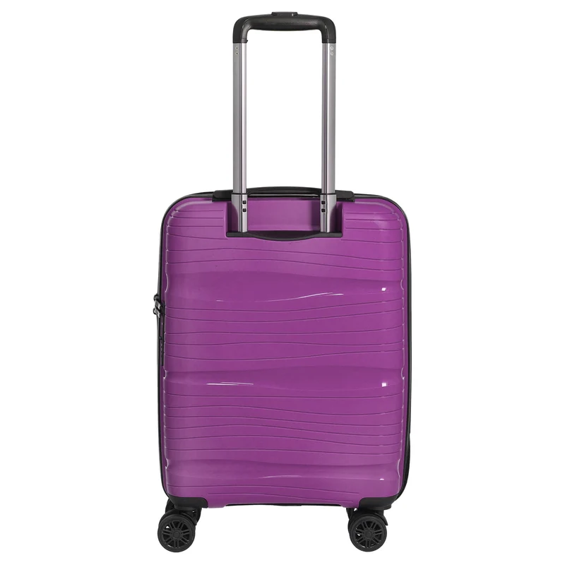 D&N Travel Line 4300 - Maleta de cabina de 4 ruedas S 55 cm (color: púrpura)
