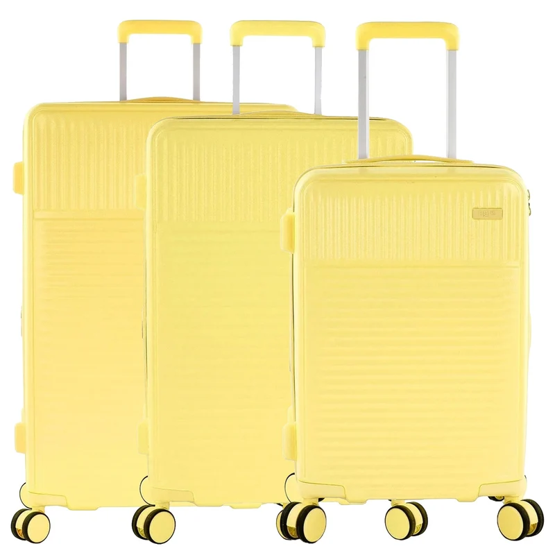 Heys Pastel - Set de trolley con 4 ruedas 3 piezas erw. (gelb)