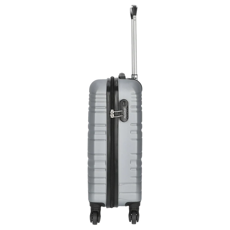Paradise by CHECK.IN Santiago - Maleta de cabina de 4 ruedas 55 cm (color: plata)