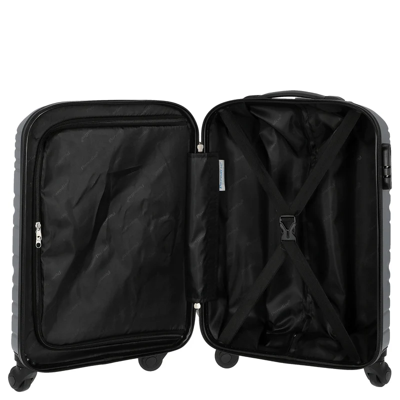 Paradise by CHECK.IN Santiago - Maleta de cabina de 4 ruedas 55 cm (color: plata)