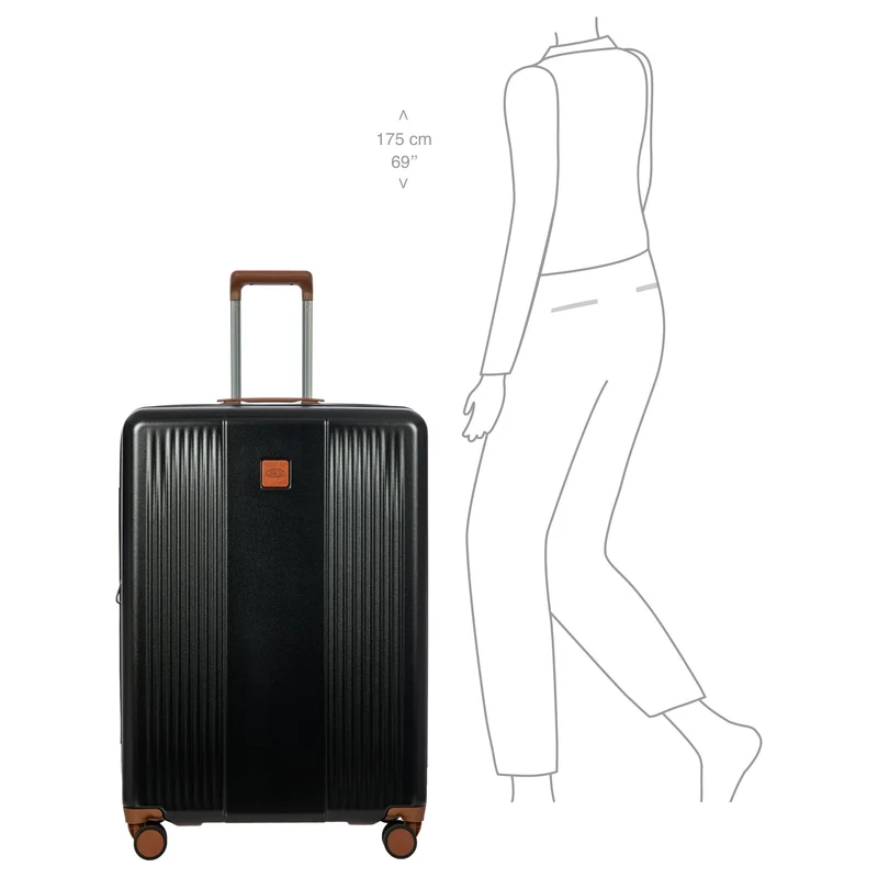 Brics Ferrara - Trolley de 4 ruedas L 77 cm expandible (black)