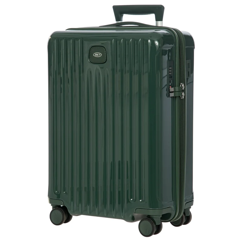 Brics Positano - Trolley de cabina con 4 ruedas 55 cm USB (emerald green)