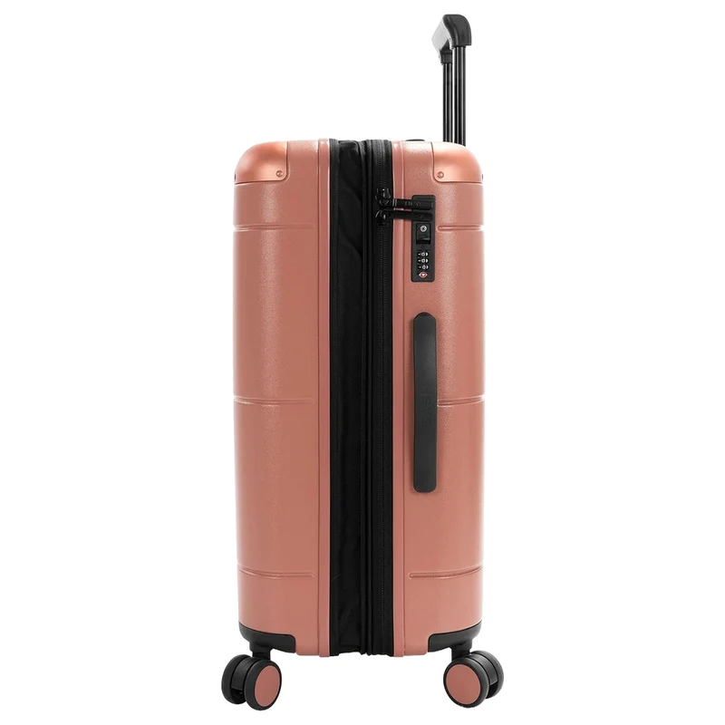 Heys Zen - Trolley de 4 ruedas M 66 cm expandible (coral)