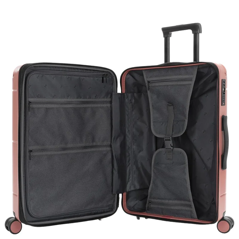 Heys Zen - Trolley de 4 ruedas M 66 cm expandible (coral)