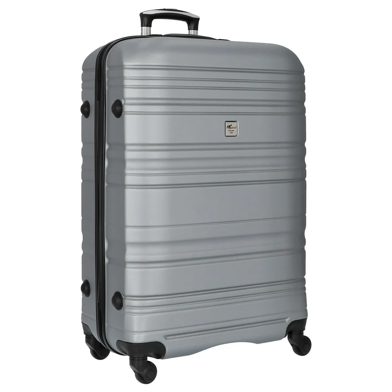 CHECK.IN Santiago - Maleta de 4 ruedas 76 cm (color: plata)