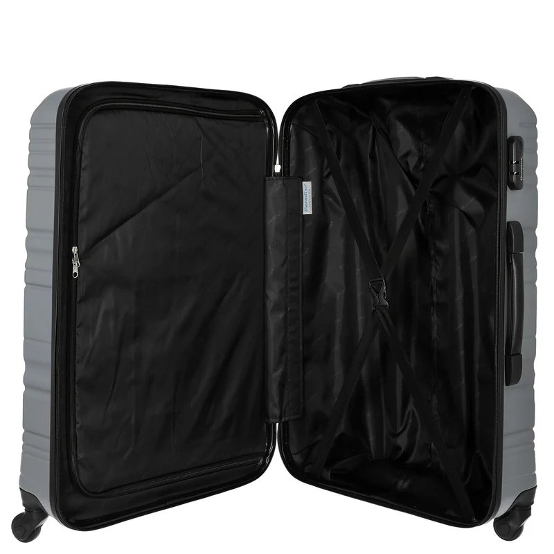 CHECK.IN Santiago - Maleta de 4 ruedas 76 cm (color: plata)