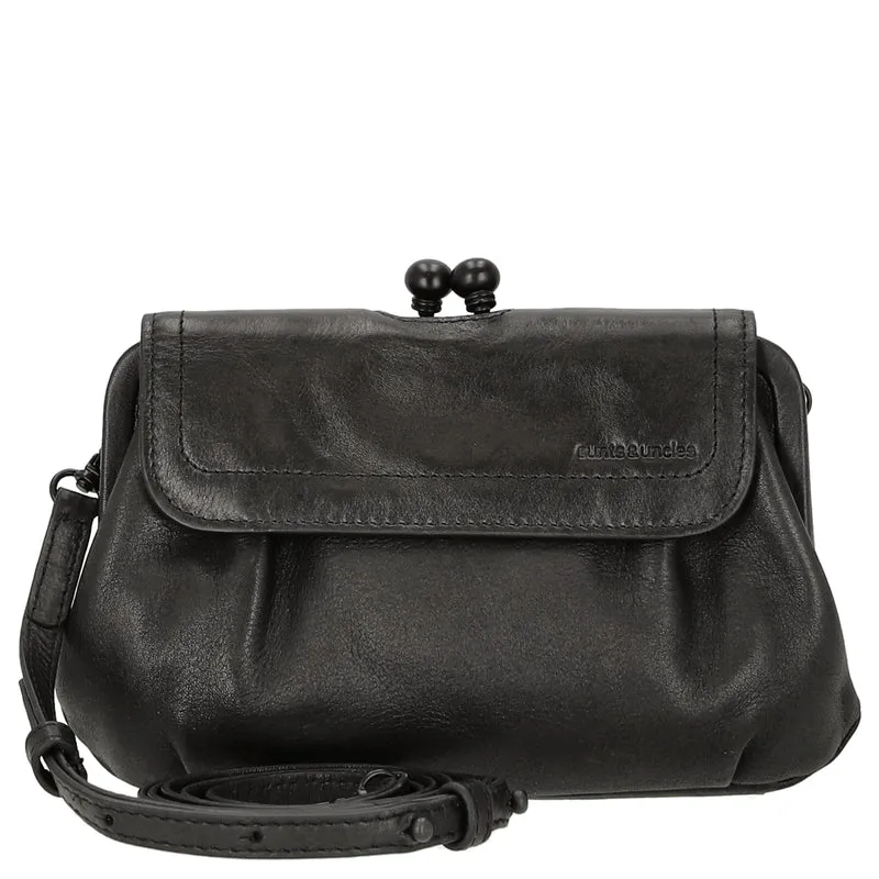 aunts & uncles Grandmas Luxury Club Mrs. Whoopie Pie - Bolso bandolera 22 cm RFID (blacksmoke)
