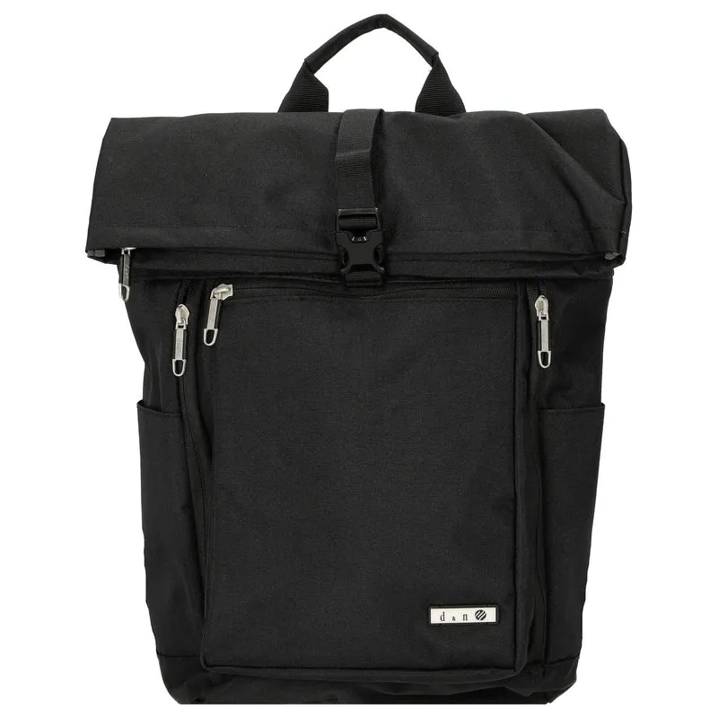 D&N Bags & More - Mochila de mensajero 15" (negro)