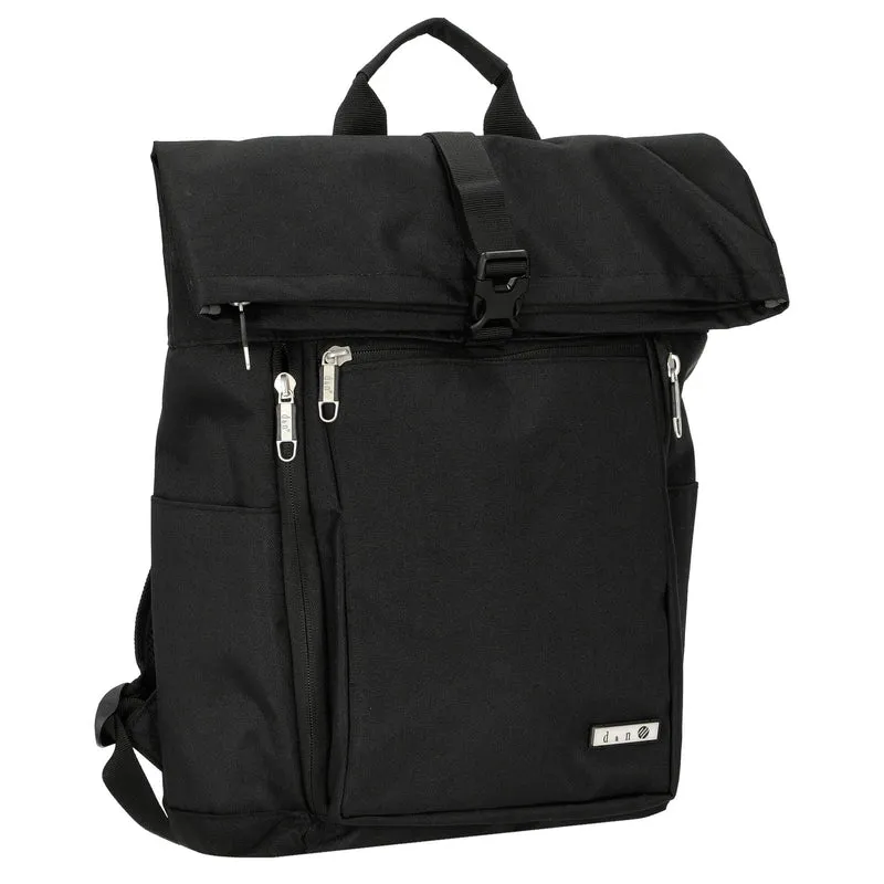 D&N Bags & More - Mochila de mensajero 15" (negro)