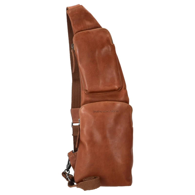 The Chesterfield Brand Logan - Bolso bandolera 53 cm (cognac)
