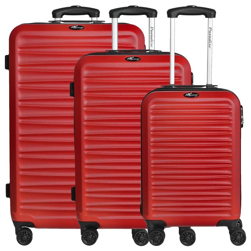 Paradise by CHECK.IN Havanna 2.0 - Set de trolley 3 pzas. (rot)
