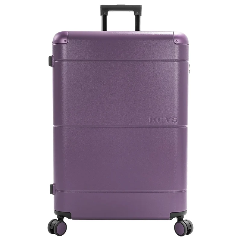 Heys Zen - Set de trolley de 4 ruedas 3 piezas ampliable (lila)