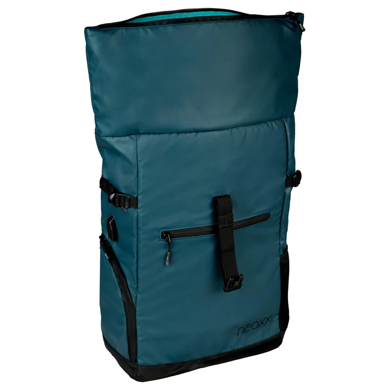 Neoxx VIBE Roll Top - Mochila 15" 45 cm USB (nite)