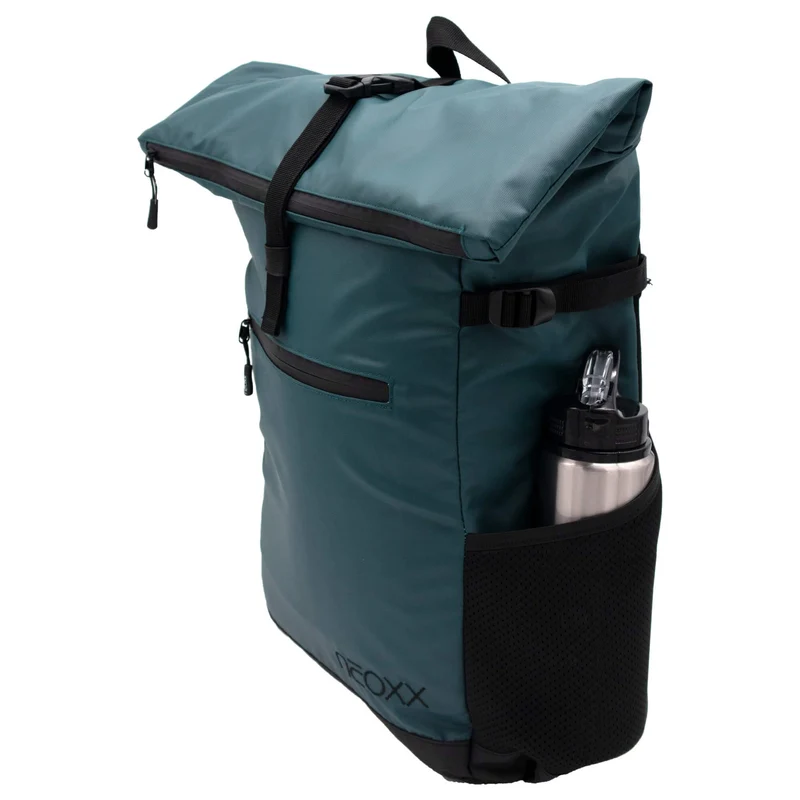 Neoxx VIBE Roll Top - Mochila 15" 45 cm USB (nite)