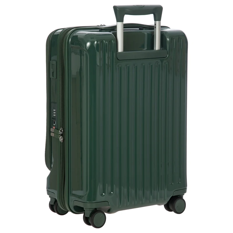 Brics Positano - Trolley de cabina de 4 ruedas 55 cm USB expandible (emerald green)