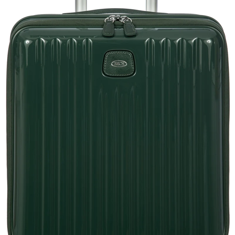 Brics Positano - Trolley de cabina de 4 ruedas 55 cm USB expandible (emerald green)