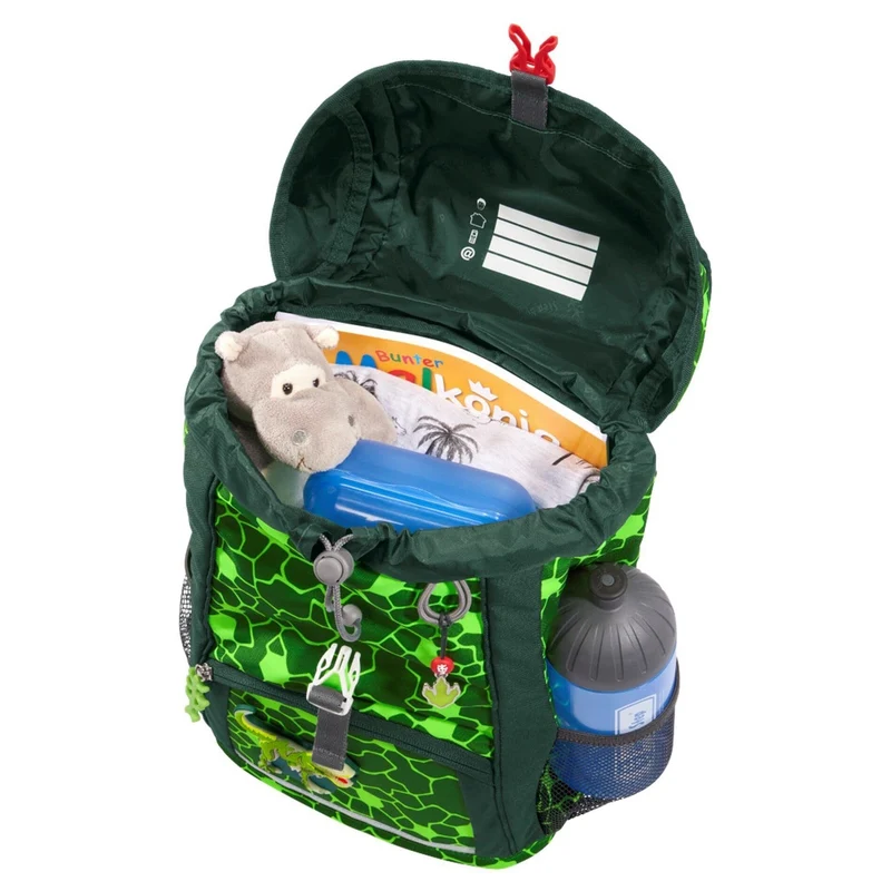 Step by Step Kid Shine Mochila - Set 3 tlg. - inklusiv Sitzkissen 26 cm (Dino Night Tyro)