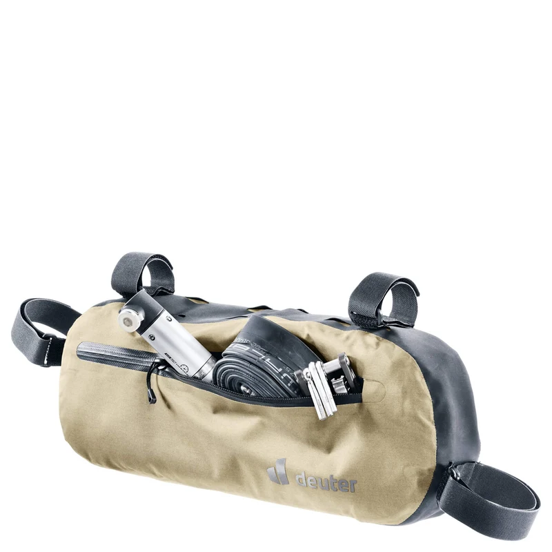 Deuter Cabezon FB 4 - Bolsa de Marco (Bikepacking) 40 cm (desierto-negro)