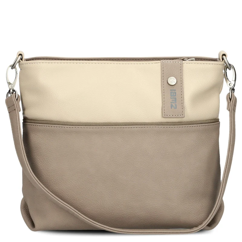 zwei Jana J8 - Bolso de hombro 27 cm (nubuk-cappuccino)